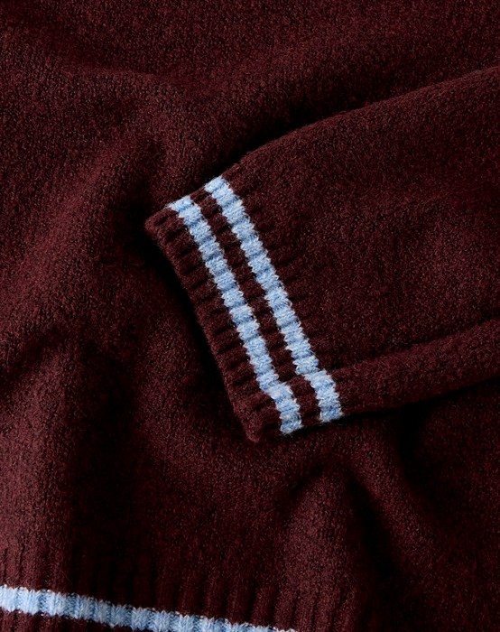 NKFRania LS Strik - Burgundy